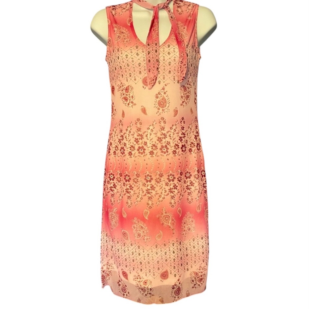 Le Chateau vintage paisley Y2K dress